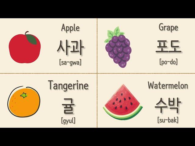 Must-know Korean Food Vocabularies - learn Korean