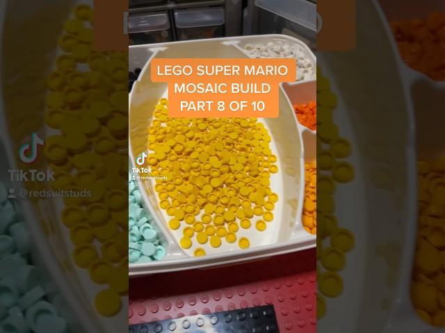 LEGO SUPER MARIO Mosaic Art Build PART 8 of 10