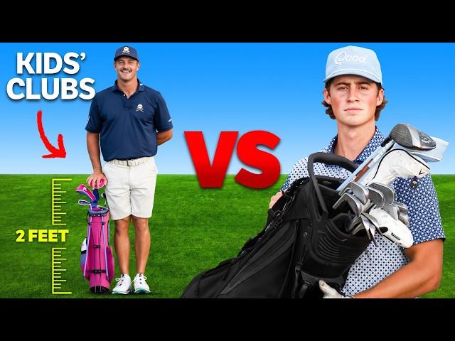 Can Bryson DeChambeau Beat Me With Kids’ Clubs?