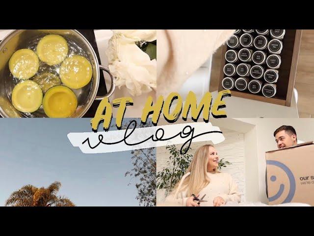 VLOG: Cleaning, Cooking, Spice Organization, Nails, Chit Chat GRWM & what I Bought for the House