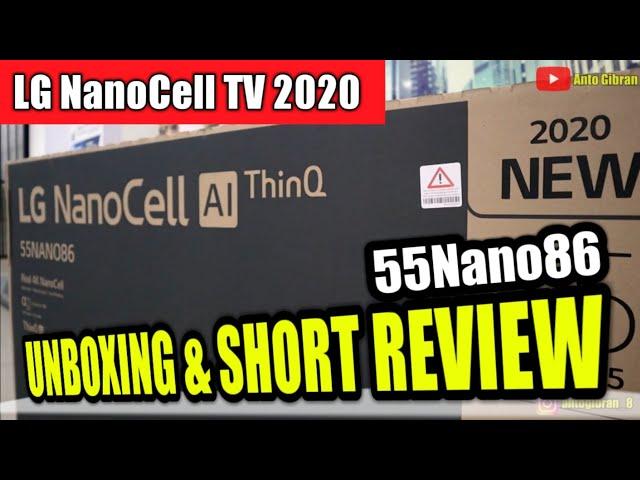 Unboxing & Short Review LG Nano86 - NanoCell TV 2020 Indonesia