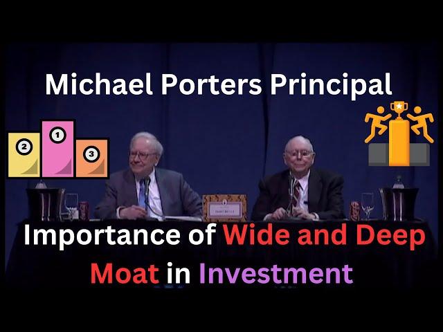 Warren Explains the Importance of Wide and deep moat in Investing