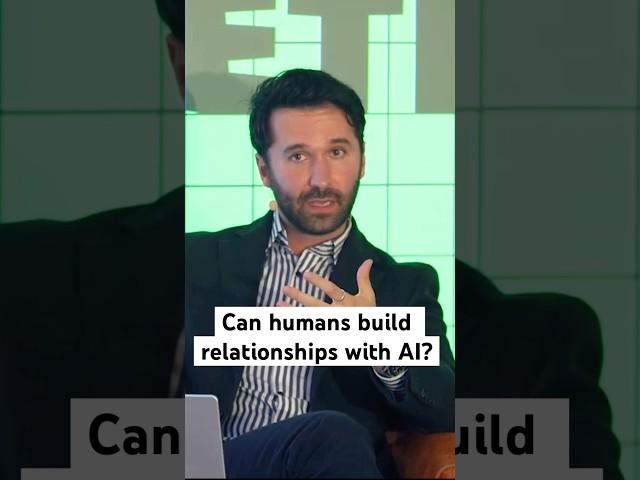 Can humans build relationships with AI? #syntheticreality #AI #relationship #speaker  #generativeai