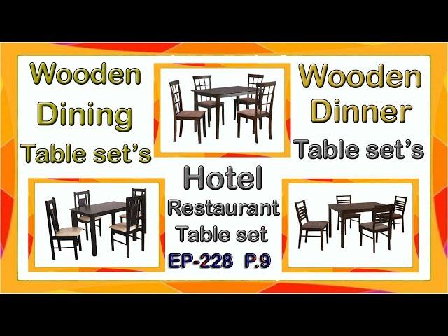 4 Seated wooden dining table set’s | dinner table set’s | EP.228 | P.9 | sri maari furnitures | mari