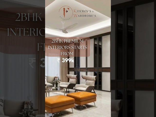 2BHK Premium interiors #interiordesign