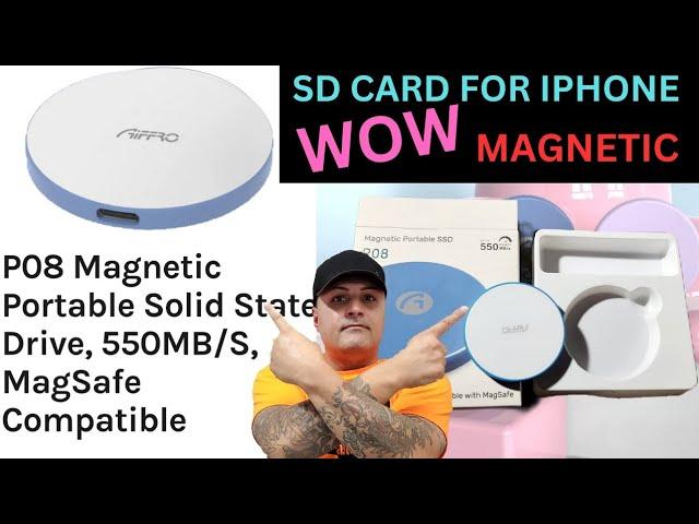 PO8 MAGNETIC PORTABLE SOLID STATE DRIVE FOR IPHONE