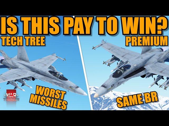 SHOULD the F-18A get BETTER MISSILES? Or the F-18C EARLY GET A HIGHER BR? - War Thunder