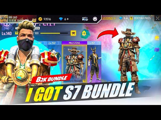 BOOYAH PASS ME MIL GAYA B2K KA BUNDLE  SHOCKING REACTION  S7 ELITE PASS -Garena Free Fire