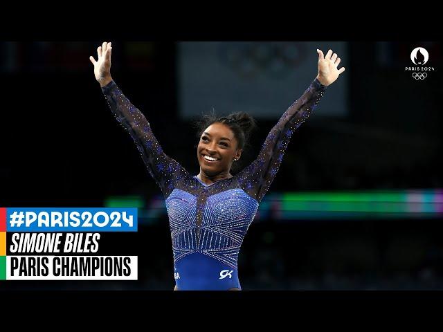 The floor routine that secured Simone Biles All-Around gold!  | Paris Champions