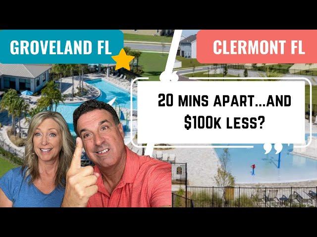 Same house, $100k less?? Touring Trinity Lakes in Groveland FL | New Construction | Resort Amenities