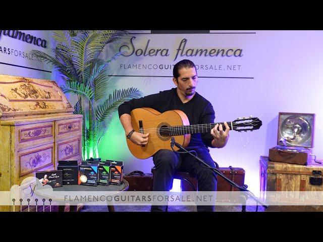 Miguel Rodríguez 1957 flamenco guitar for sale played by José Andrés Cortés