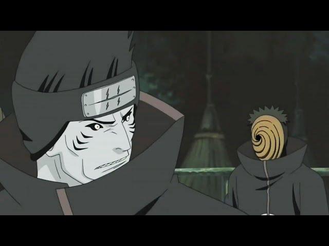 Tobi le revela su identidad a Kisame - Tobi le muestra su cara a Kisame