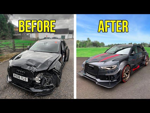 FULL BUILD - REBUILDING A CRASH DAMAGED AUDI RS6