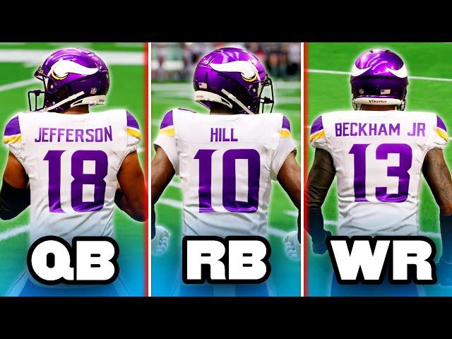 I made a team of ONLY WRs