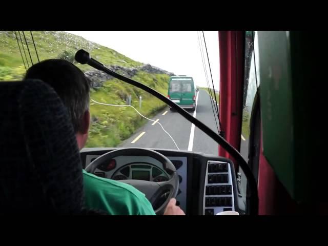 Paddywagon Tour Ride to Cliffs of Moher in County Clare, Ireland HD