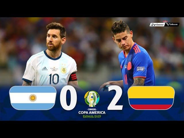 Argentina 0 x 2 Colombia ● 2019 Copa América Extended Goals & Highlights HD