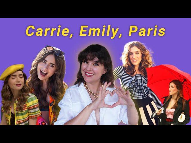 Emily Cooper vs Carrie Bradshaw in Paris: same city, different girl