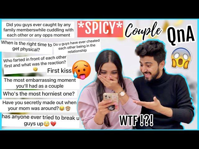 *Spicy* Couple QnA | His Ex Tried Getting Him Back! We Got Caught? Our First Kiss & More !!