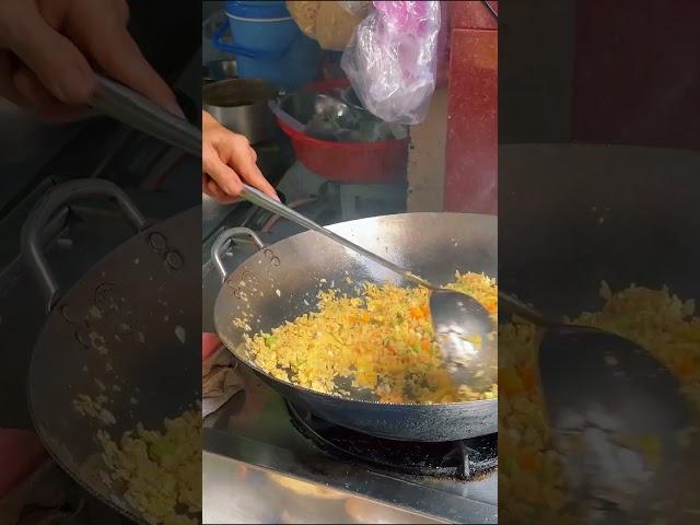 local Vietnamese street food - fried rice with green onions