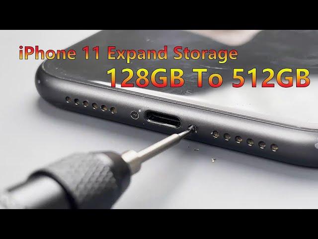 How to expand iPhone 11 storage | 128GB To 512GB