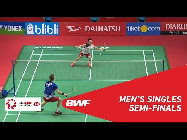 SF | MS | Kento MOMOTA (JPN) [1] vs Viktor AXELSEN (DEN) [6] | BWF 2019