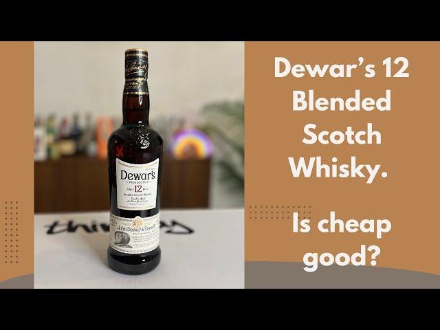 Dewar's 12 Yr Blended Whisky  - Honest Review