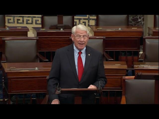 U.S. Senator Roger Wicker Speaks in Support of Bipartisan Infrastructure Legislation