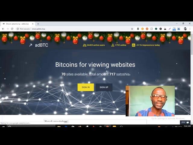 adBTC : How to Earn Bitcoin From adBTC Website