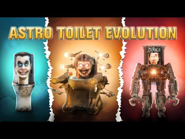 Skibidi G Toilet Evolution & Astro Toilet Evolution (1-76)