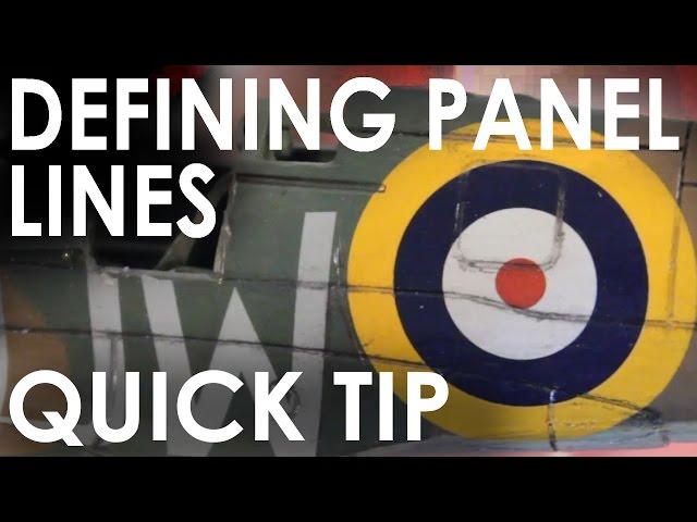 Define Panel Lines with a Pencil - Quick Tip