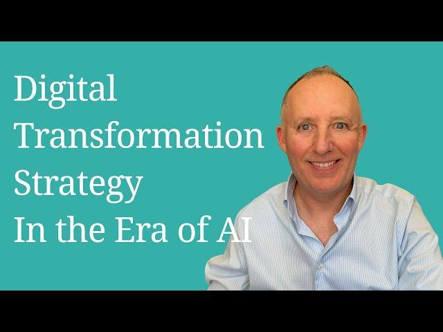 Digital Transformation Strategy in the Era of Generative AI