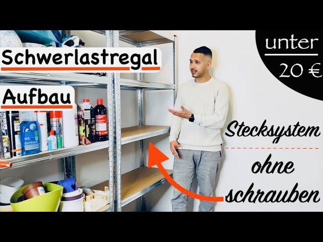 Schwerlastregal einfach aufbauen | Anleitung | Stecksystem | ohne schrauben