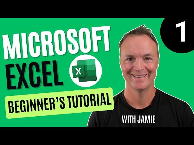 Microsoft Excel Tutorial -  Beginners Level 1