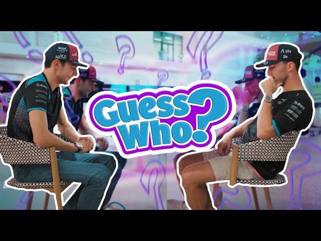 "Is He a Race Winner?"  Pierre Gasly and Esteban Ocon Play F1 Guess Who