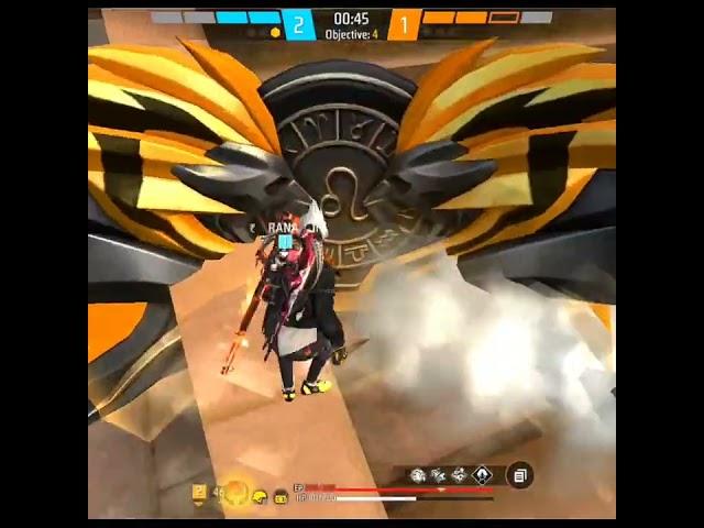 Easy Clutch  1 vs 4 red Joker gameplay Free Fire MAX #shorts #freefire #easycut