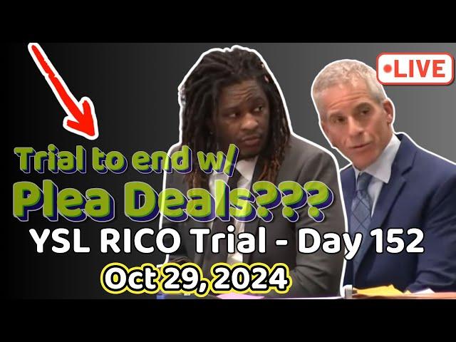 Trial TO END with PLEA DEALS? We will see!!! YSL Rico Trial Day 152 #ysltrial #youngthug