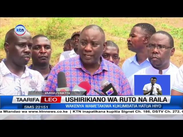 Wakenya watakiwa kukumbatia ushirikiano wa Raila na rais Ruto