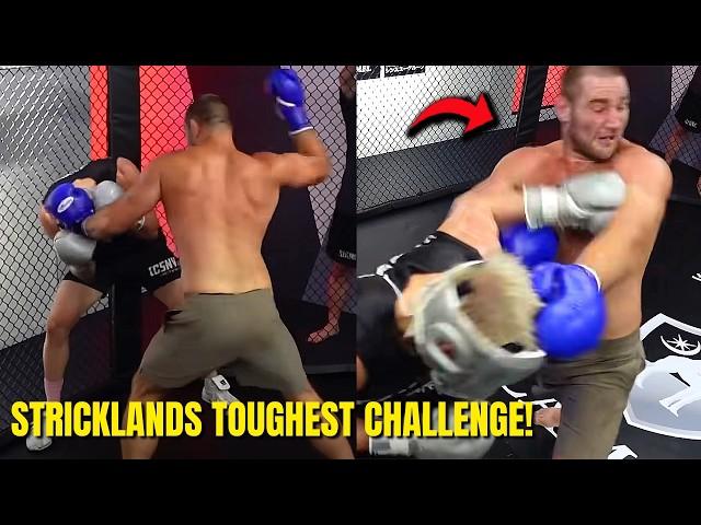 Sean Strickland Goes To War With CRAZY Kickboxer. *SUPER HARD SPARRING*