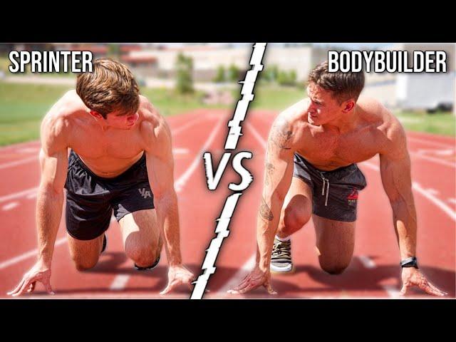 SPRINTER VS BODYBUILDER IN TRACK & FIELD | WHO'S FASTER?