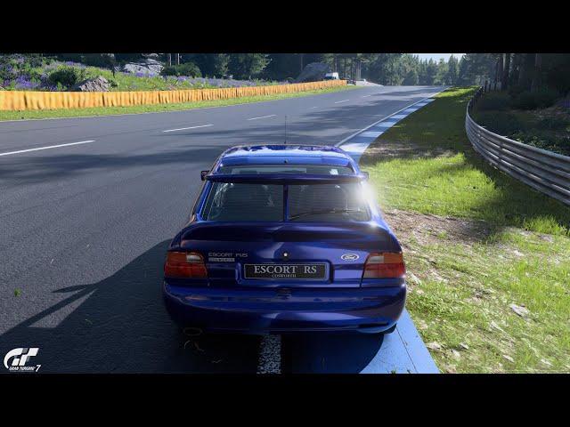 Gran Turismo 7 | Ford Escort Cosworth '92 - Trial Mountain Circuit [4KPS5Pro]