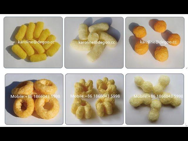 extruder for puff snacks direct expanded snack breakfast cereal food double screw extruder machine