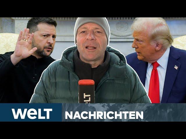 EKLAT IM OVAL OFFICE: Nach Eskalation! Trump lässt Hintertür für Selenskyj offen | WELT STREAM