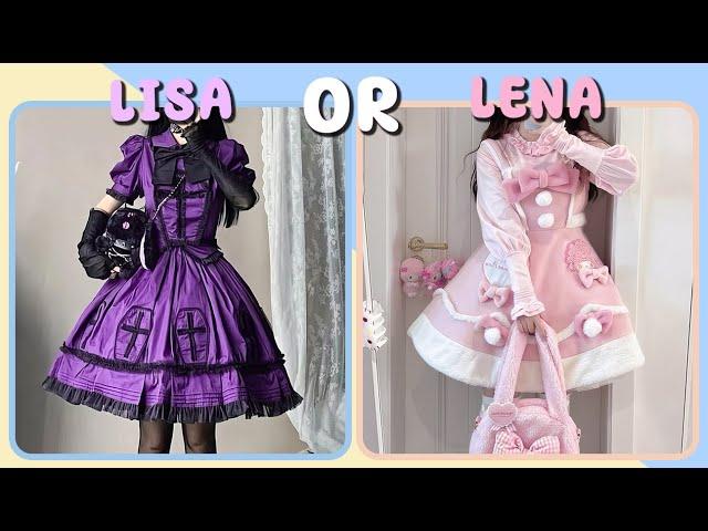 Lisa or Lena (Sanrio Edition) Long Compilation | iQuiz #lisa #lena #sanrio #kuromi #kawaii #iquiz