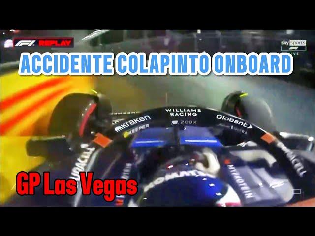 Colapinto accidente Las Vegas | F1 2024