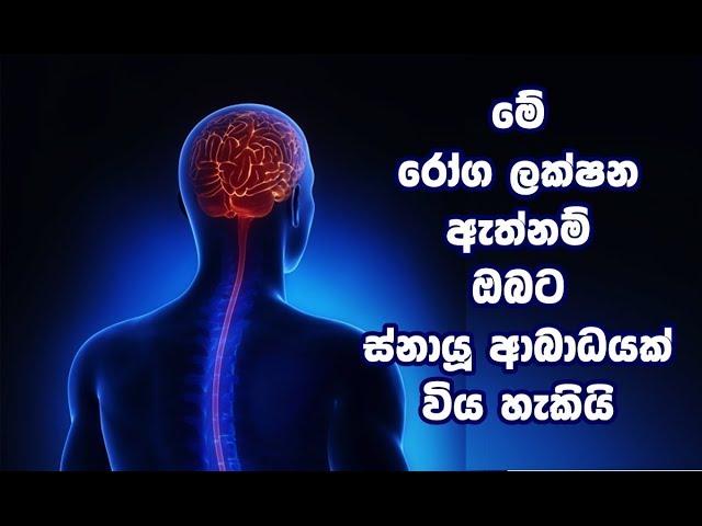 මේ රෝග ලක්ෂන ඇත්නම් ඔබට ස්නායූ ආබාධයක් විය හැකියි Nervous system problems symptoms Sinhala