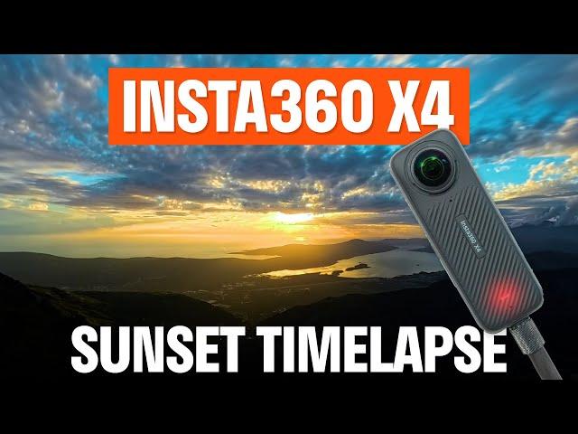 Insta360 X4: How To Film And Edit A Sunset Timelapse Video