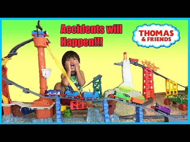 Ryan plays Thomas and Friends Toy Trains for Kids