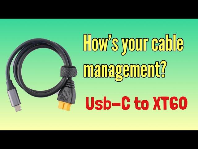 ToolkitRC USB C to XT60 Cable: SC100