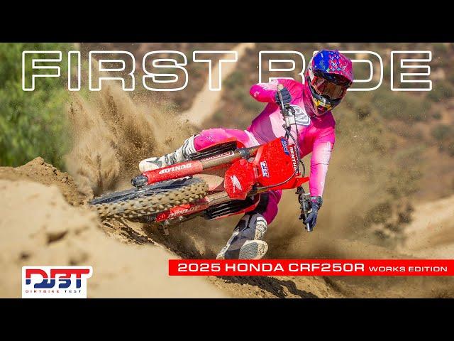 2025 Honda CRF250R Works Edition First Impression | Dirt Bike Test