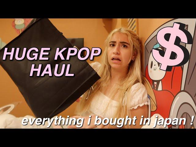 HUGE KPOP HAUL FROM JAPAN ~ txt act:promise pop up, kbooks, lucky draws, trio & MORE!